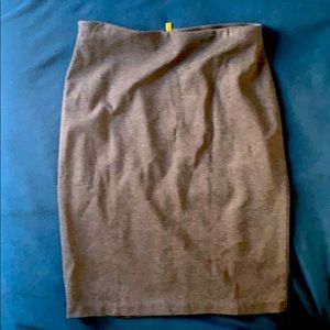 Brown philosophy pencil skirt